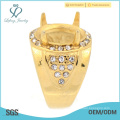 Latest fashion engagements rings designs , gold ruby finger rings for men hot selling